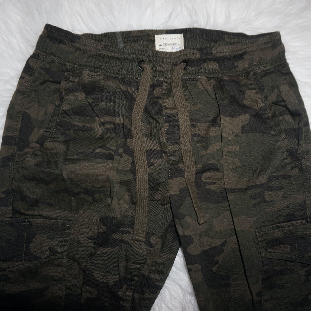Sanctuary Camo Cargo Style Joggers